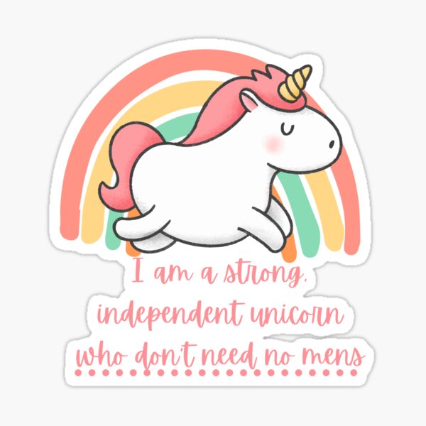 Item preview, Independent Unicorn designed and sold by thenerdyburrow.