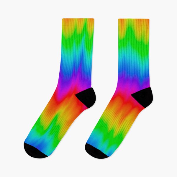 Item preview, Rainbow Bleed, abstract geometric wave pattern designed and sold by MayGreenAbgrall.