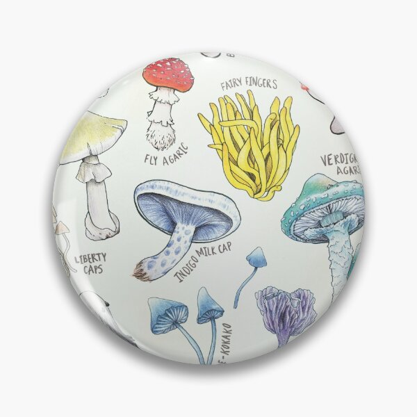 Item preview, Mushroom Biological Illustration designed and sold by OddFogCo.