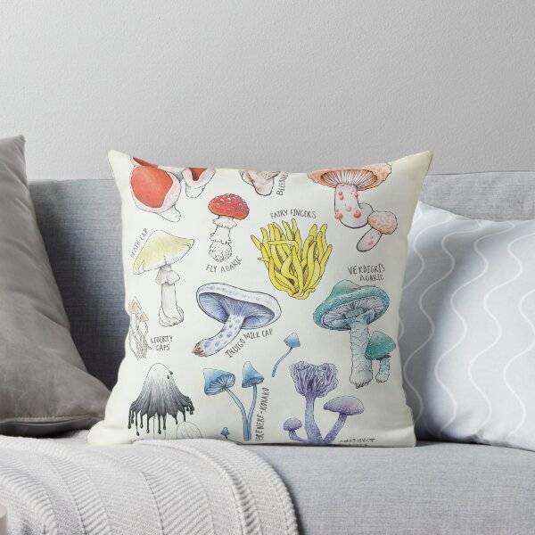 Item preview, Mushroom Biological Illustration designed and sold by OddFogCo.