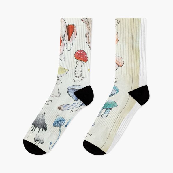 Item preview, Mushroom Biological Illustration designed and sold by OddFogCo.
