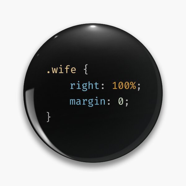 Item preview, Funny CSS Programming Joke Wife designed and sold by HDTees4U.