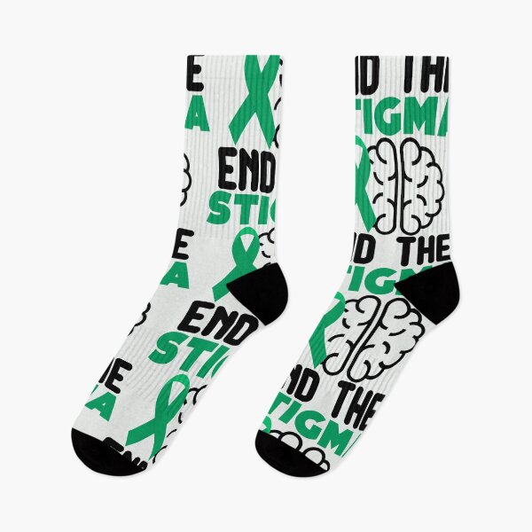 Item preview, In may we wear green mental health awareness  designed and sold by dogcuddleralert.