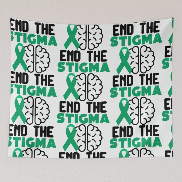 Item preview, In may we wear green mental health awareness  designed and sold by dogcuddleralert.