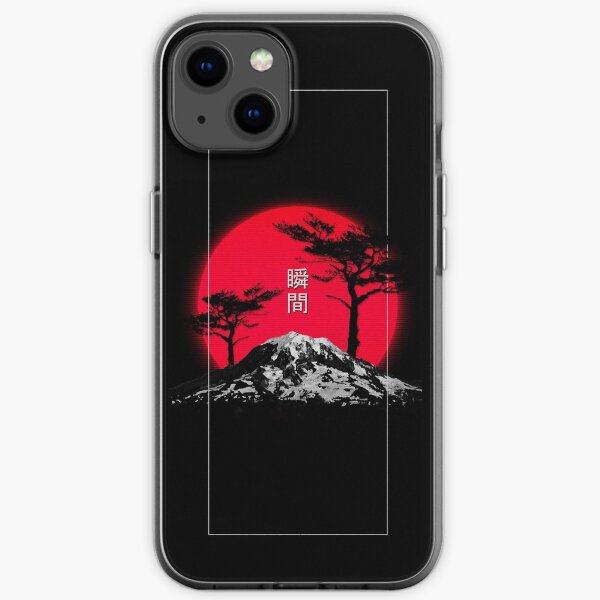 Arte japonés Funda blanda para iPhone