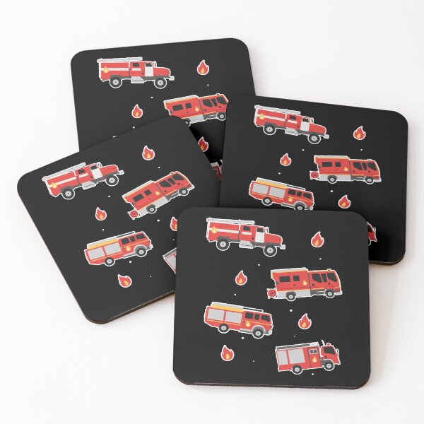 Item preview, Cute Fire Trucks Set designed and sold by infleims.
