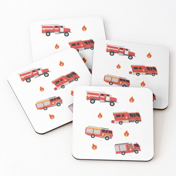 Item preview, Cute Fire Trucks Set designed and sold by infleims.