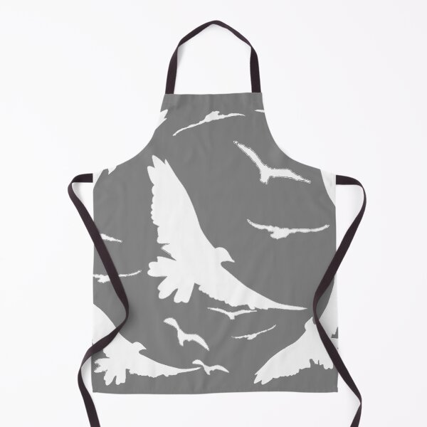 Item preview,  GREY FLYING BIRDS ABSTRACT ART PATTERN designed and sold by sharlesart.