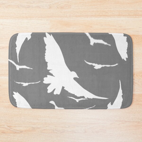 Item preview,  GREY FLYING BIRDS ABSTRACT ART PATTERN designed and sold by sharlesart.