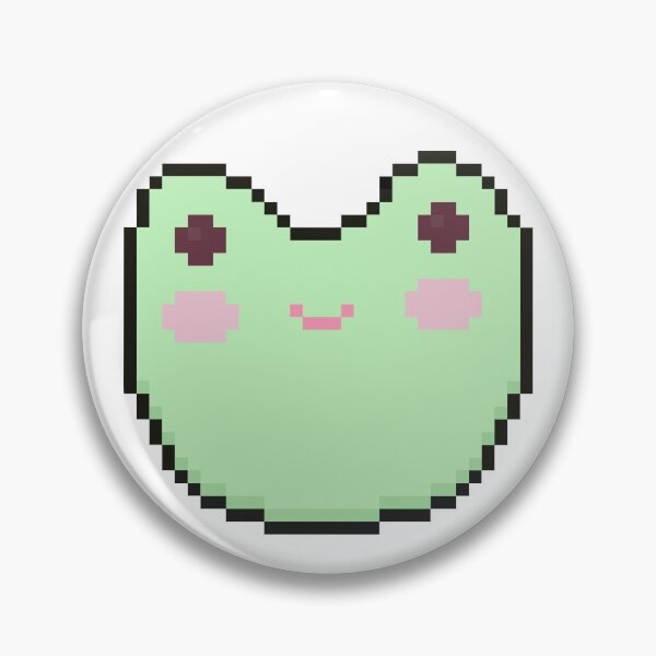 Item preview, pixel art frog green designed and sold by sezalilly.