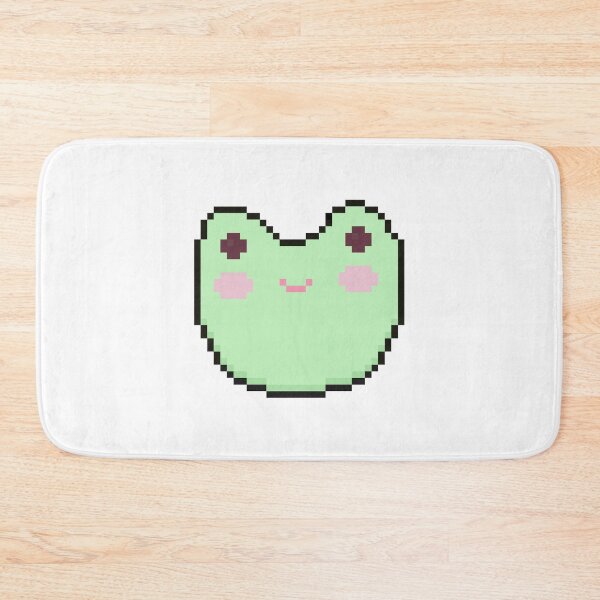Item preview, pixel art frog green designed and sold by sezalilly.
