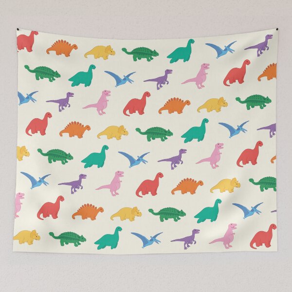 Item preview, rainbow dinos designed and sold by tandemsy.