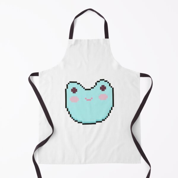 Item preview, pixel art frog blue designed and sold by sezalilly.