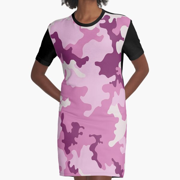 pink camo dresses for womens