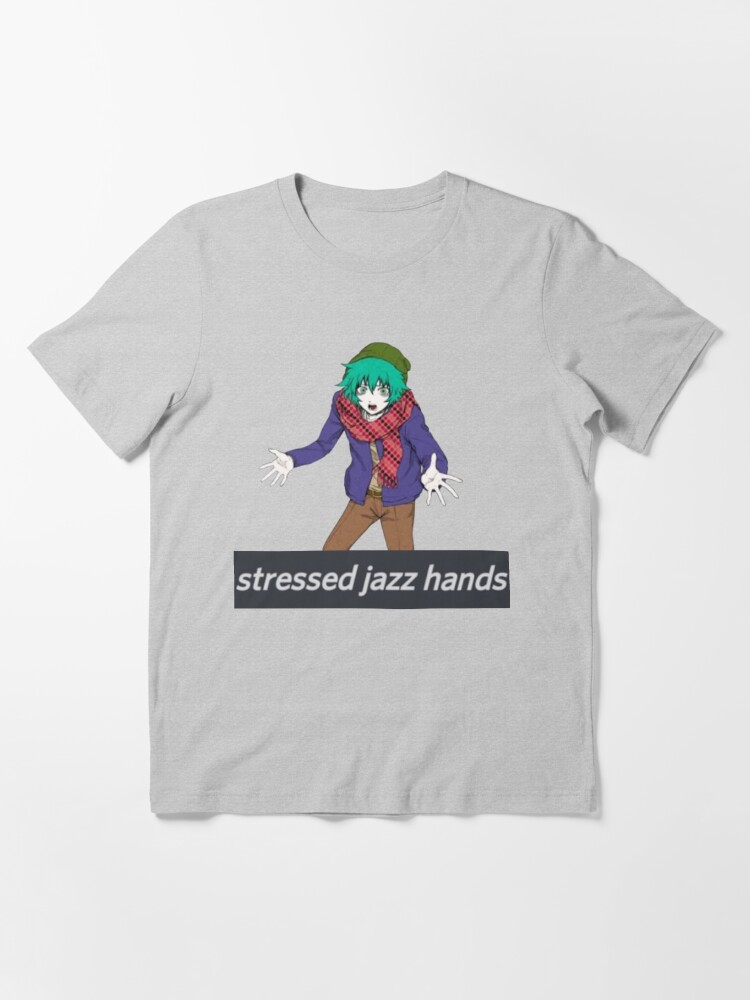 Stressed jazz hands yttd sou hiyori shin tsukimi meme anime | Essential  T-Shirt