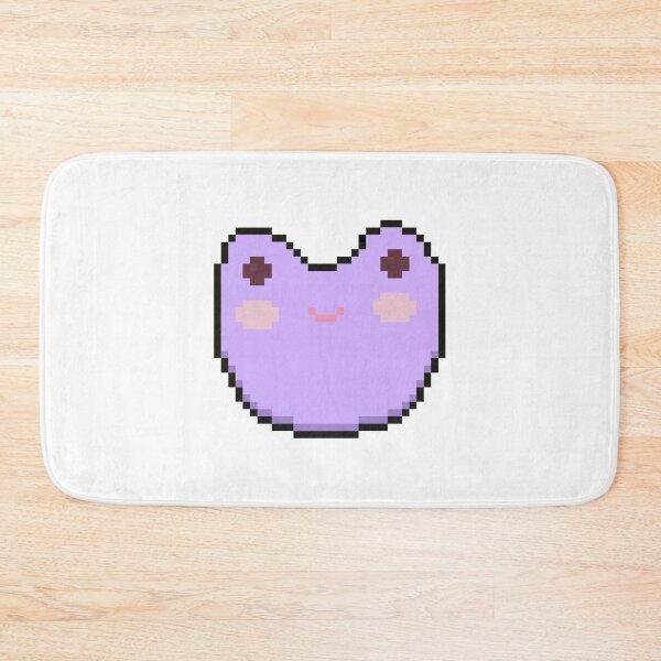 Item preview, pixel art frog purple designed and sold by sezalilly.