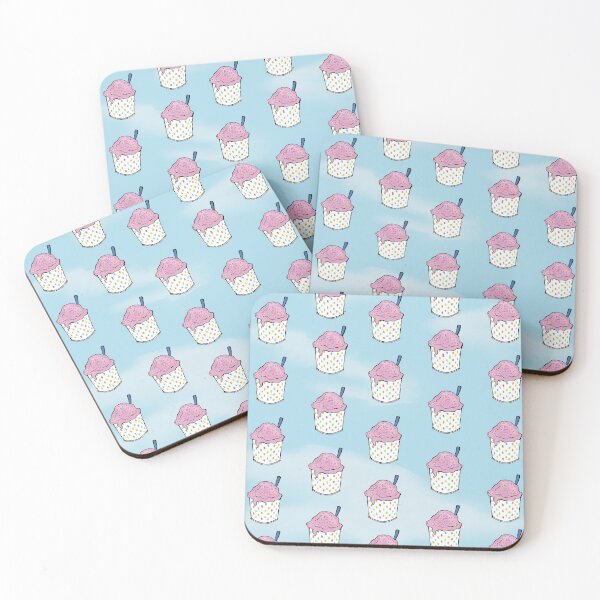 Item preview, Strawberry Ice Cream Blue Sky Pattern designed and sold by azure-ataraxia.