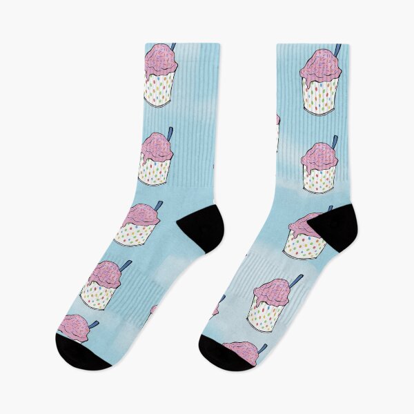 Item preview, Strawberry Ice Cream Blue Sky Pattern designed and sold by azure-ataraxia.