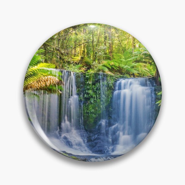 Item preview, Tropical Exotic Rainforest Green Forest Waterfall  designed and sold by silviaol.