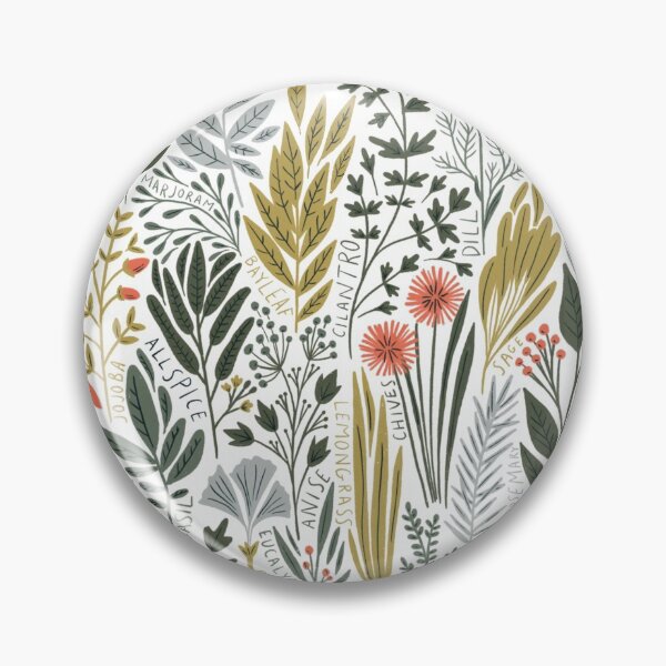 Item preview, Marjoram herb garden designed and sold by inkblotcreative.