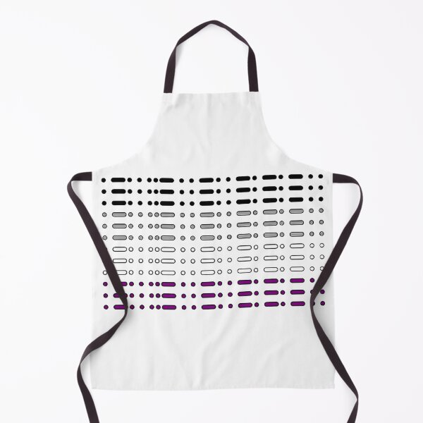 Item preview, Asexual Flag in Morse Code designed and sold by KBwiththeTees.