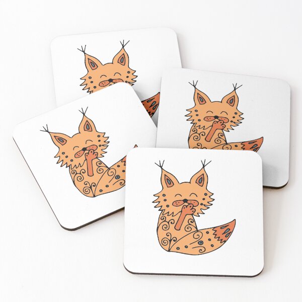 Item preview, Funny Foxycat designed and sold by Red-ElYoubi.