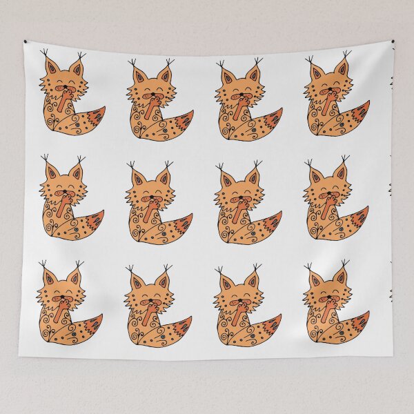 Item preview, Funny Foxycat designed and sold by Red-ElYoubi.