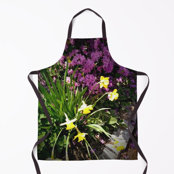 Item preview, Sunny Bright Yellow And Purple Flowers Photo Design designed and sold by EarthArtDesigns.