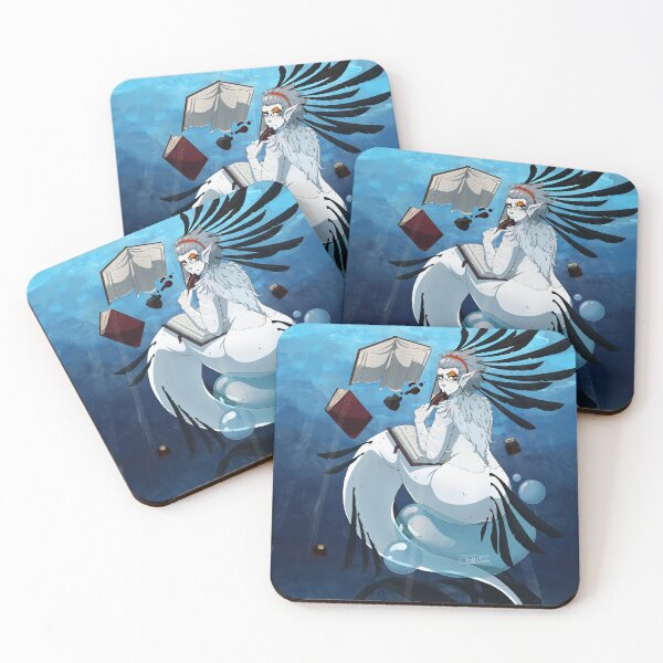 Item preview, Secretary Bird Mermaid designed and sold by TeddiBura.