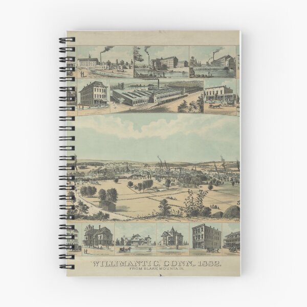 Item preview, Willimantic, Connecticut (1882) designed and sold by allhistory.