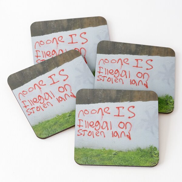 Item preview, No one is illegal on stolen land designed and sold by Wandas-World.