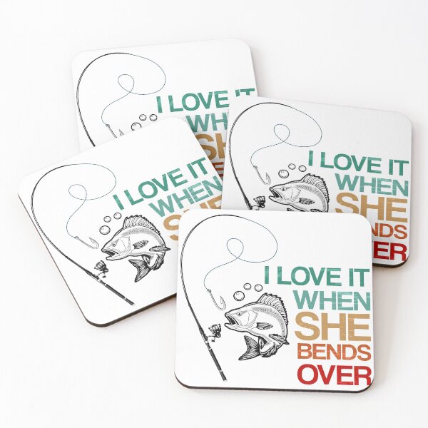 Item preview, I Love It When She Bends Over Funny Fishing Rod Vintage  designed and sold by Powerredge.
