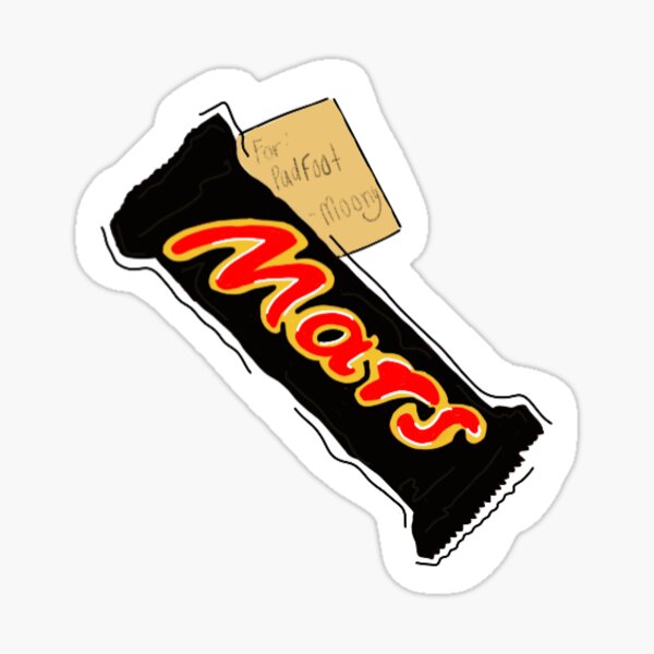 Mars bars Sticker