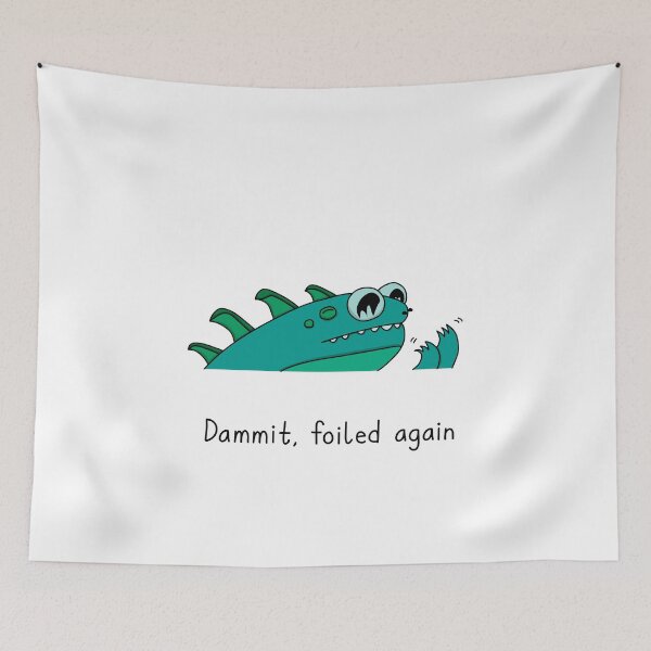 Item preview, Yooo Lizard - Dammit Foiled Again designed and sold by SeanDontGetFish.