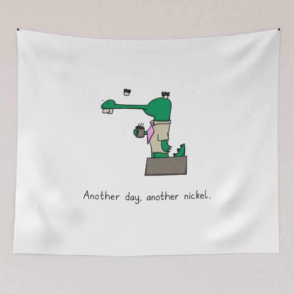 Item preview, Hank The Alligator - Another Day, Another Nickel designed and sold by SeanDontGetFish.