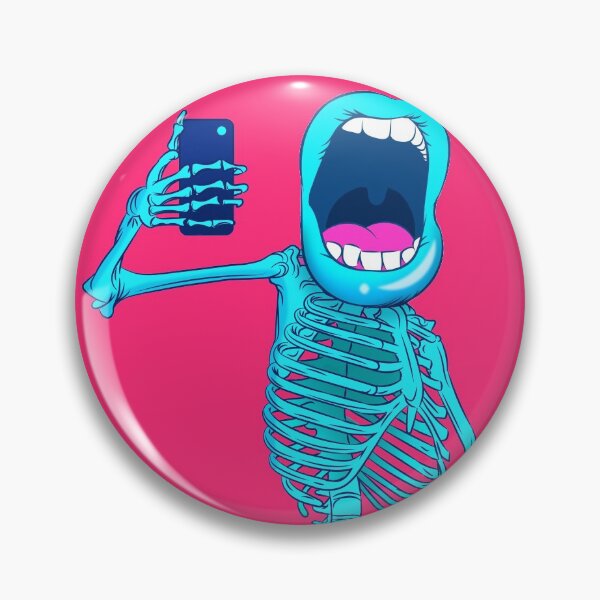 Artikelvorschau, Mundkopf-Selfie "Wie ich mich fühle, wenn ich Lippenstift trage" entworfen und verkauft von GinaRivDesigns.