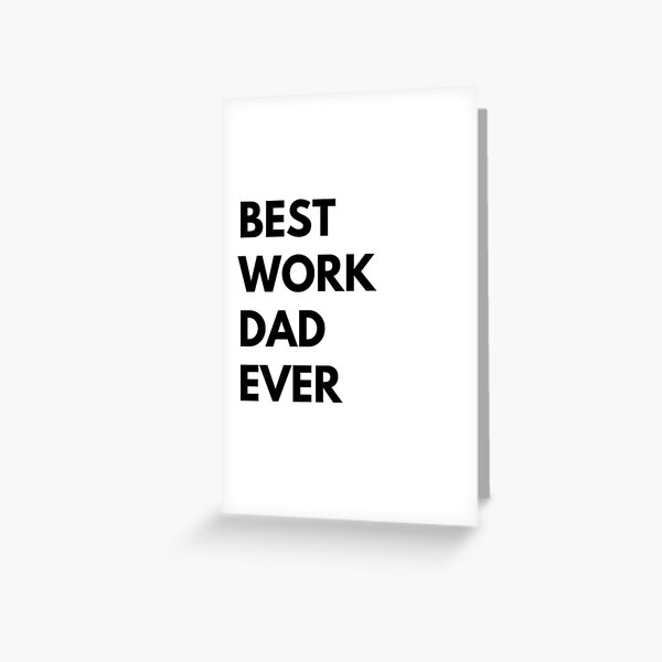 Vista previa del artículo con la obra «El mejor trabajo de papá», diseñado y vendido por Everythingafter.