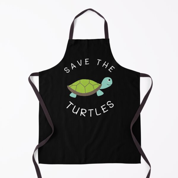 Item preview, Save the Turtles (white text) designed and sold by StickerPolitics.