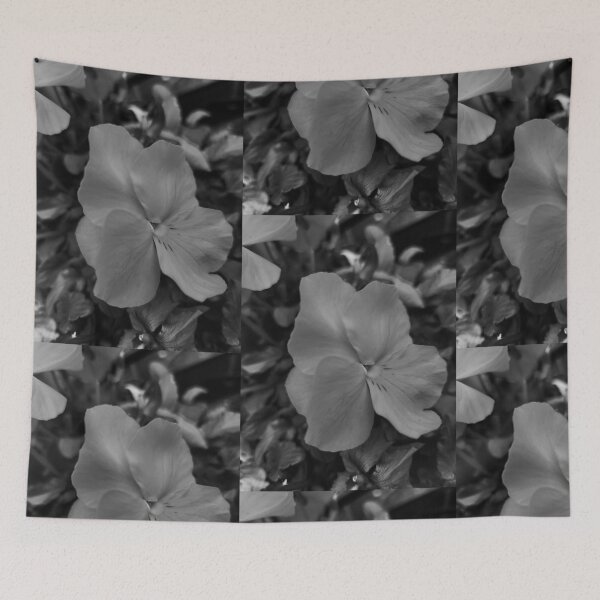 Item preview, Black and white flower designed and sold by FACELESS MONKEY.