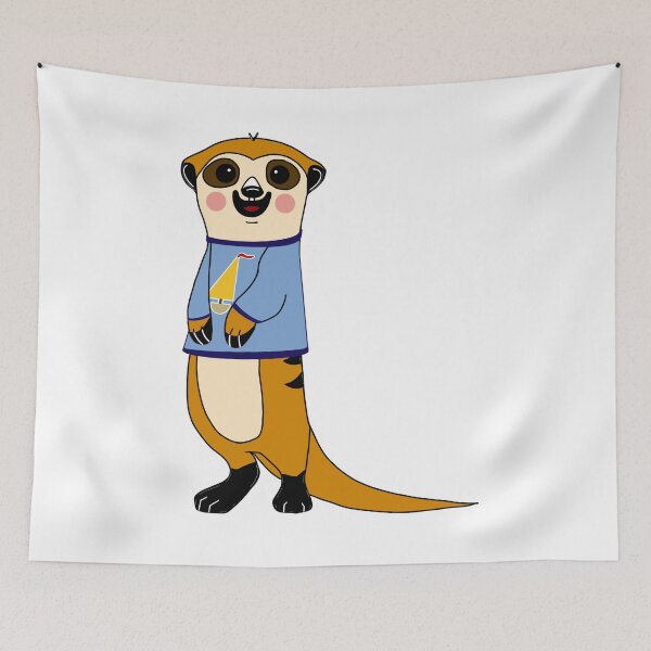 Item preview, The Happy Meerkat designed and sold by Cedarrue.