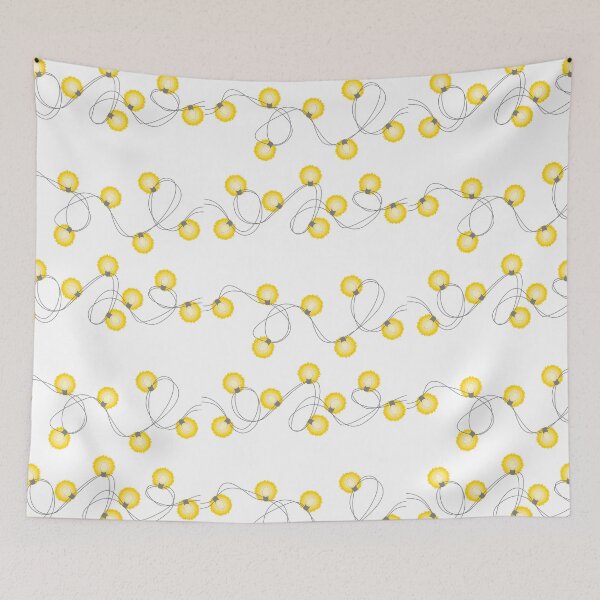 Item preview, Wires with yellow light bulbs designed and sold by Osting.