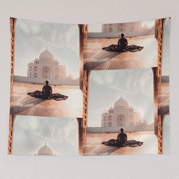 Item preview, Taj mahal design for Redbubble designed and sold by Anamika Mehta.
