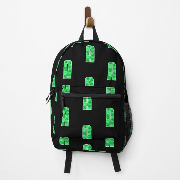 Item preview, Letter A, Monogram Letter Art of Green Triangle Pattern designed and sold by dylanxh.