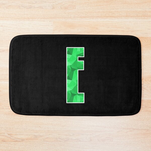 Item preview, Letter E, Monogram Letter Art of Green Triangle Pattern designed and sold by dylanxh.