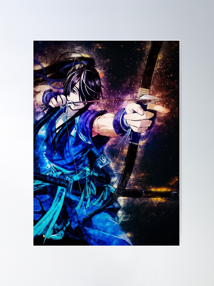 Hijikata Toshizo Drifters Anime Girl Fanart Poster for Sale by