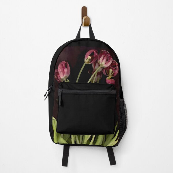 Item preview, Watercolor Tulips Dark Floral designed and sold by LindasPhotoArt.