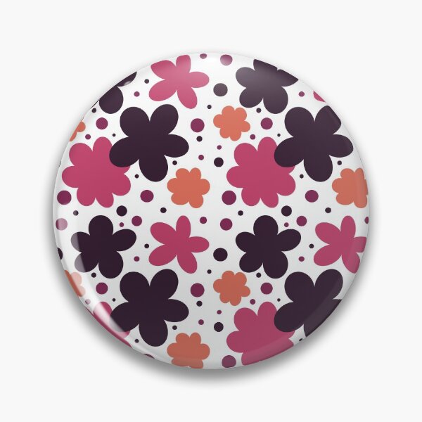 Item preview, Pop of Color Flowers Pattern  designed and sold by ArtishbyLisa.