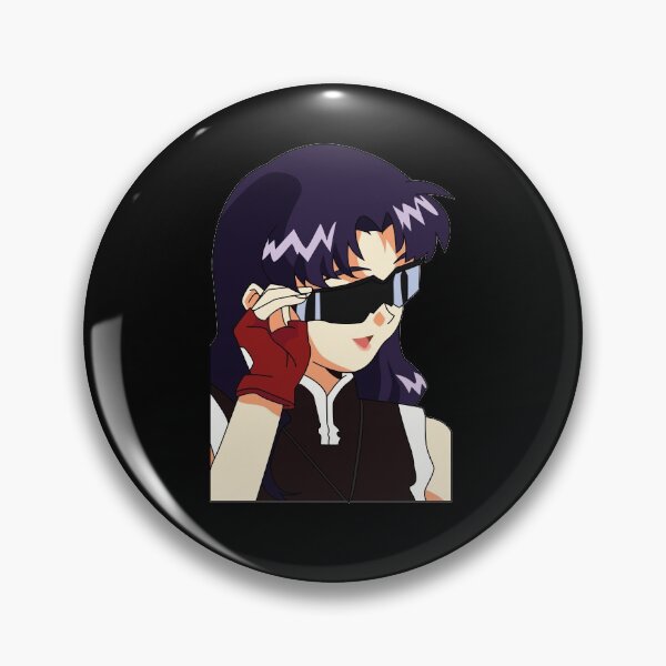 Item preview, Misato with glasses Evangelion designed and sold by Migi-Desu.