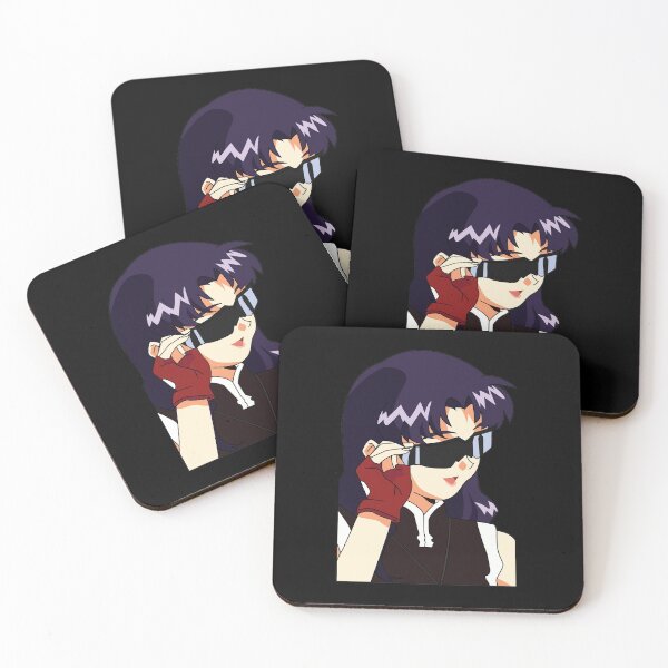 Item preview, Misato with glasses Evangelion designed and sold by Migi-Desu.