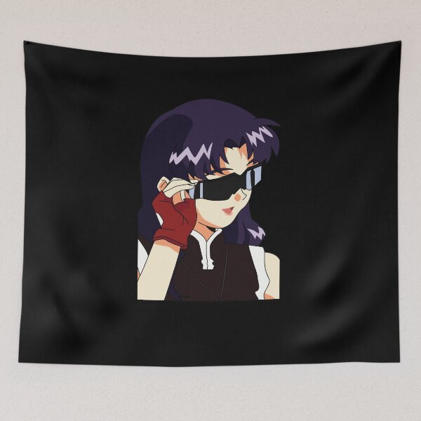 Item preview, Misato with glasses Evangelion designed and sold by Migi-Desu.